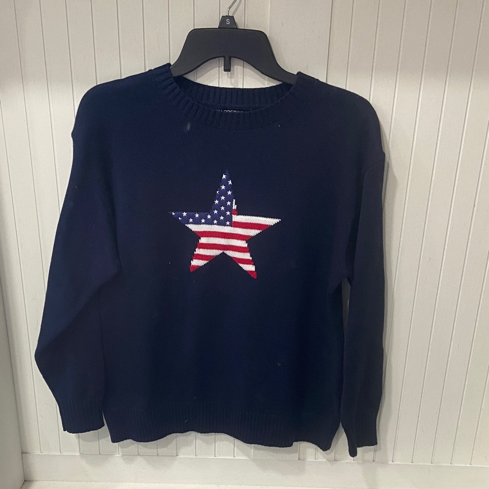 Harper Navy Knit Sweater